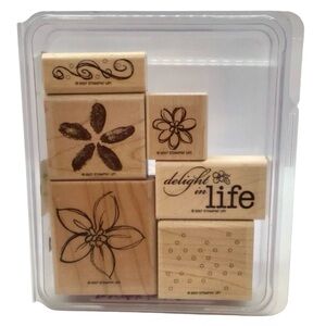 Stampin’ Up! “Delight in Life” Rubber Stamp Set (2007)